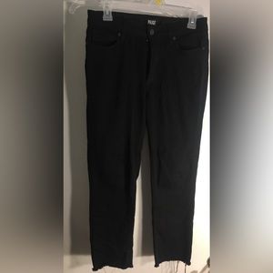 Paige Jacqueline Straight Black Jeans